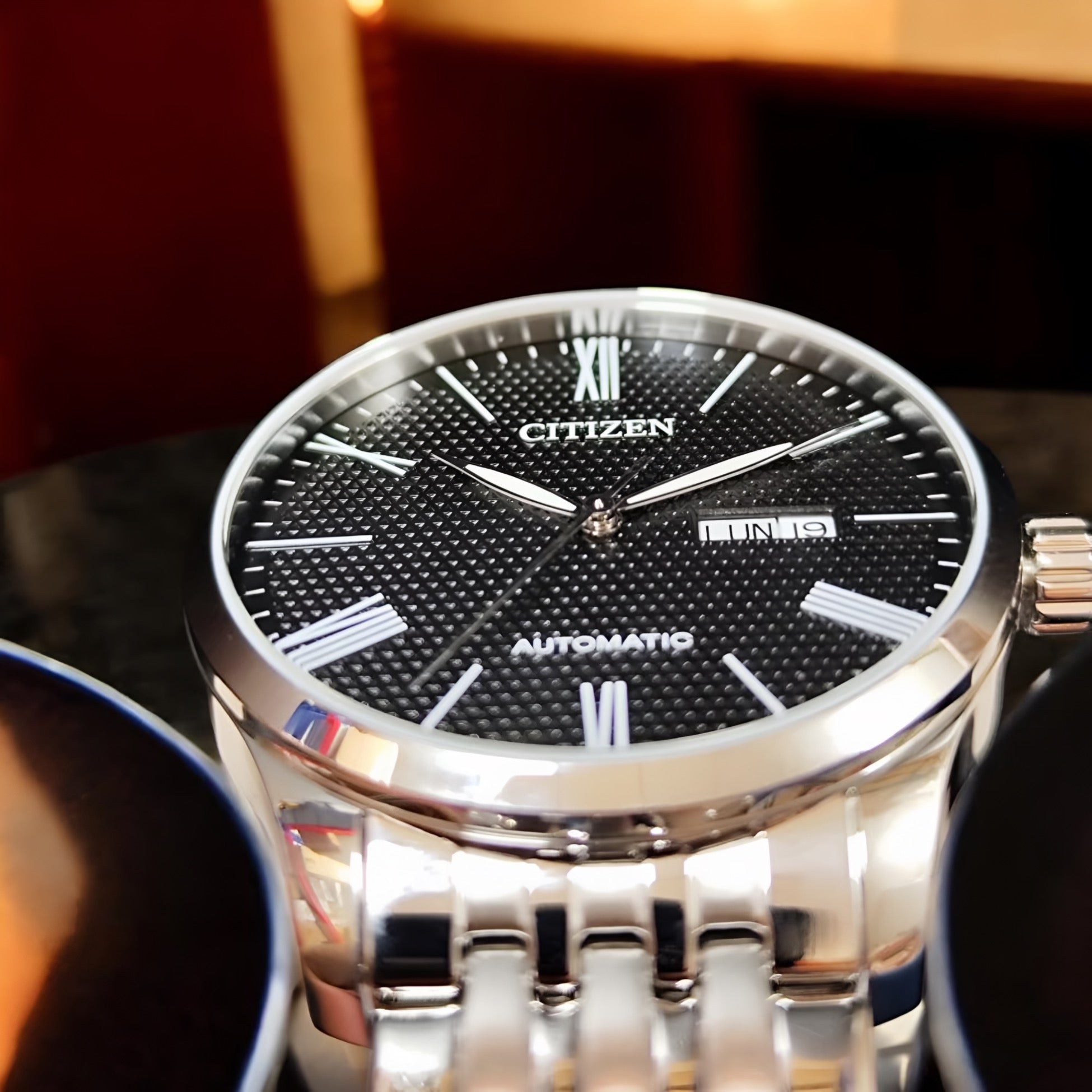 Reloj Citizen Automatic NH8350-59E Acero Esfera Negra Hombre