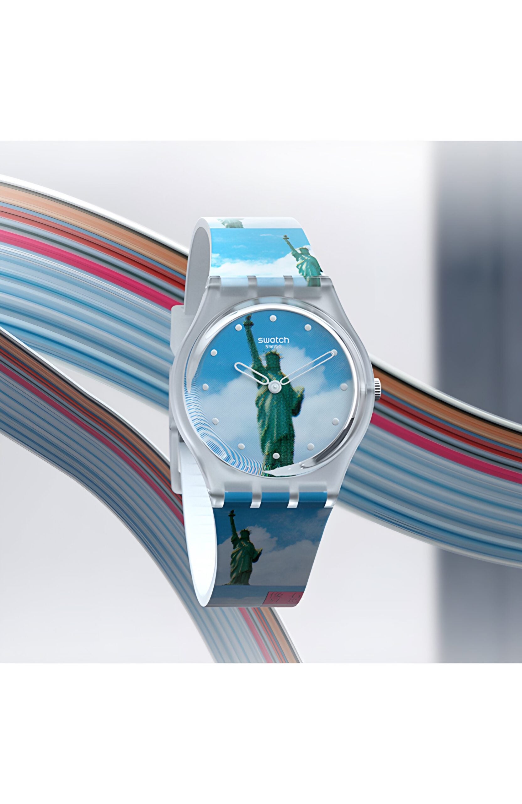 Reloj Swatch Unisex New York By Tadanori Yokoo Gz351