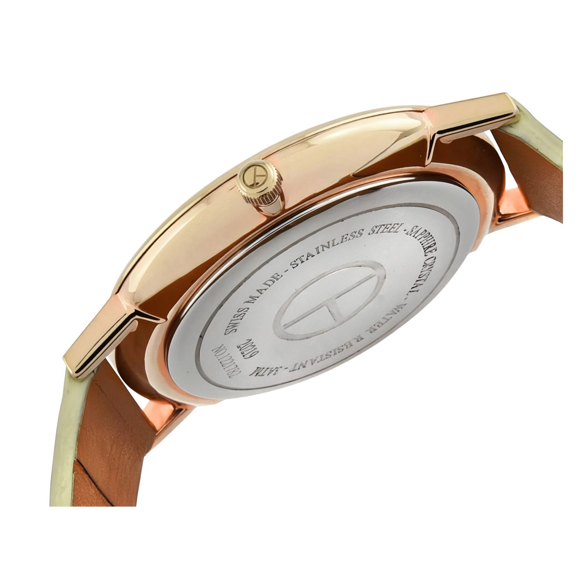 Reloj Claude Bernard Slim Line Camel 41mm Hombre