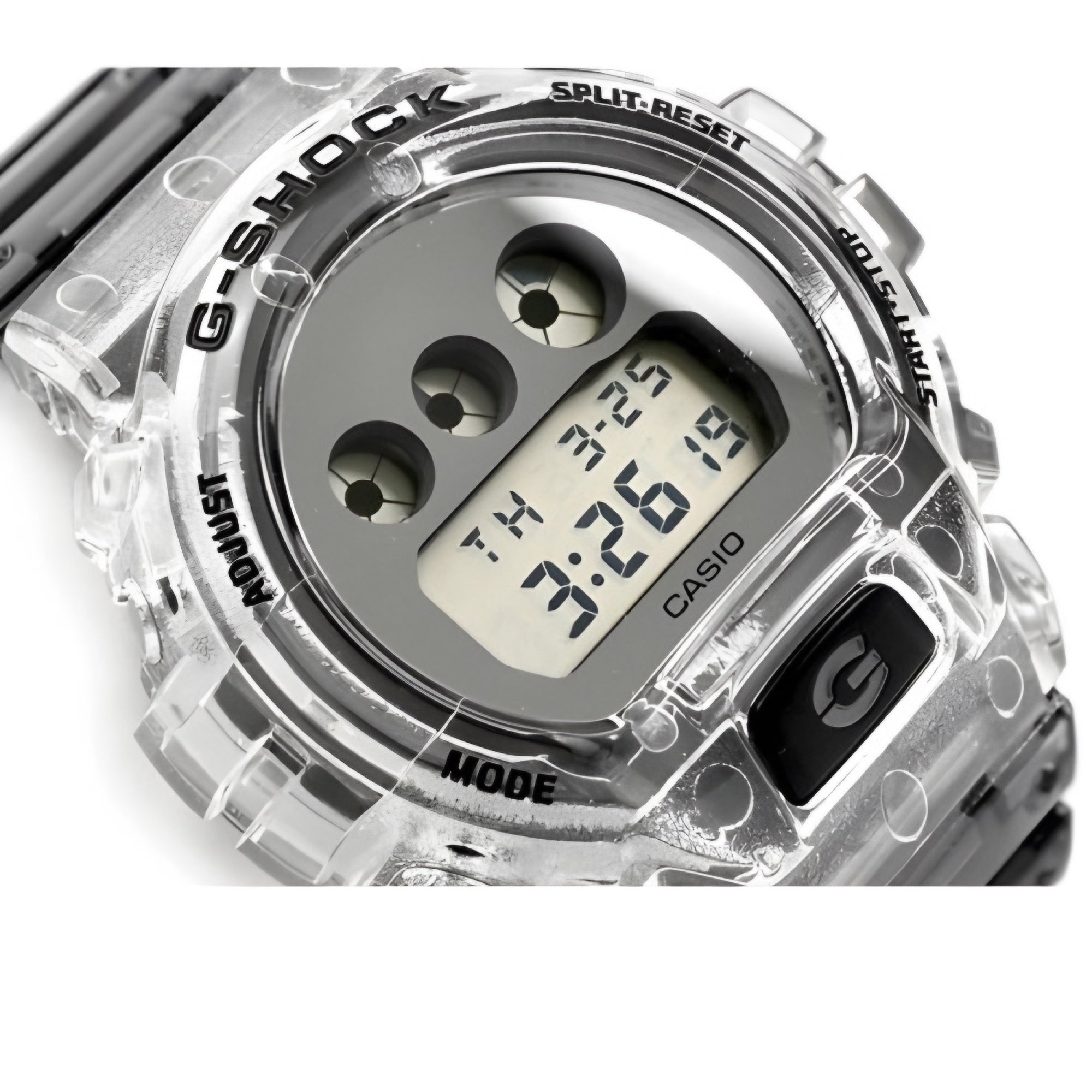 Reloj Casio G-shock Dw6900sk-1dr Color De La Correa Transparente