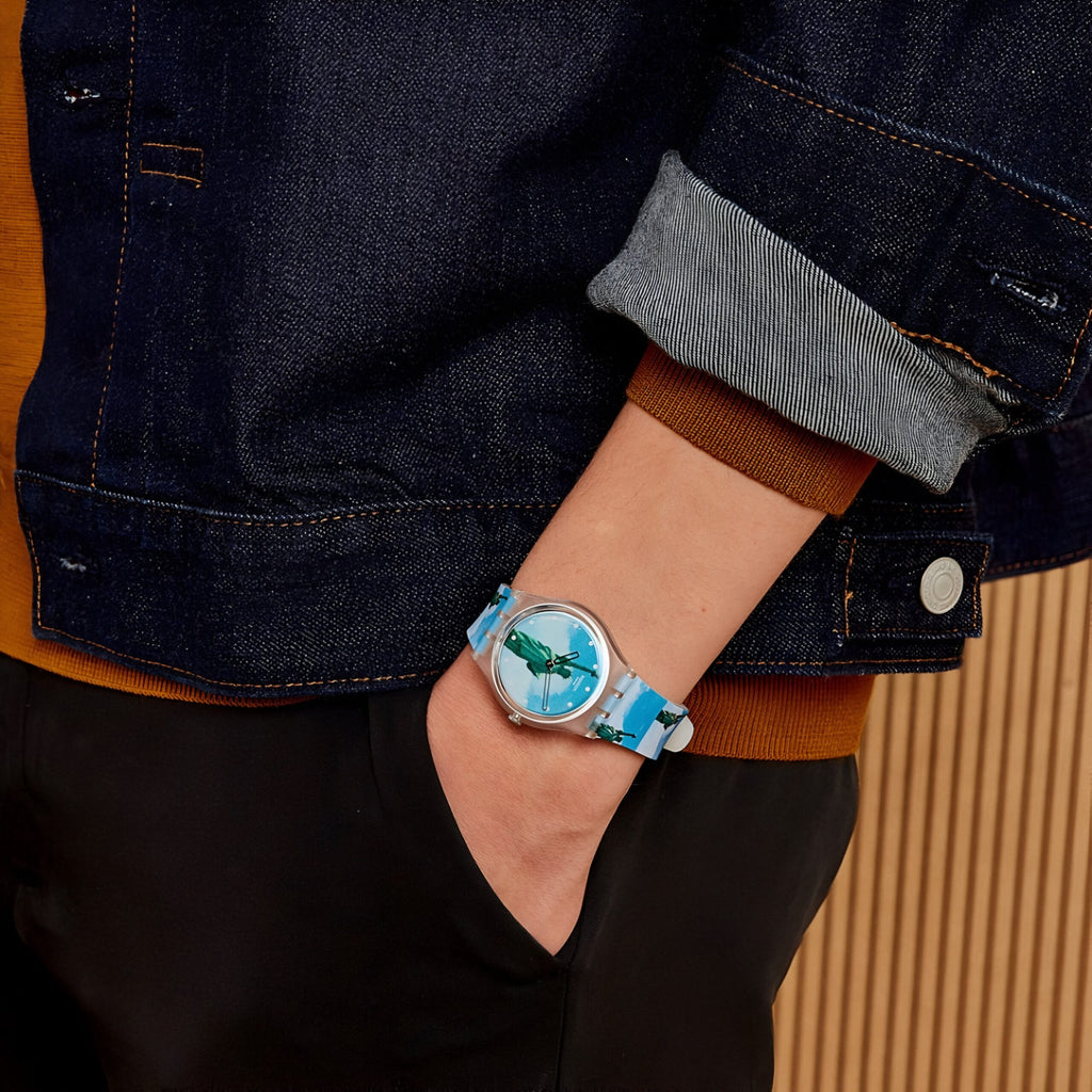 Reloj Swatch Unisex New York By Tadanori Yokoo Gz351