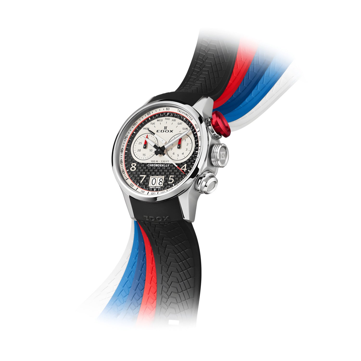 Reloj Edox Chronorally Chronograph 45 Limited Edition Hombre 38003.TINRCANBR
