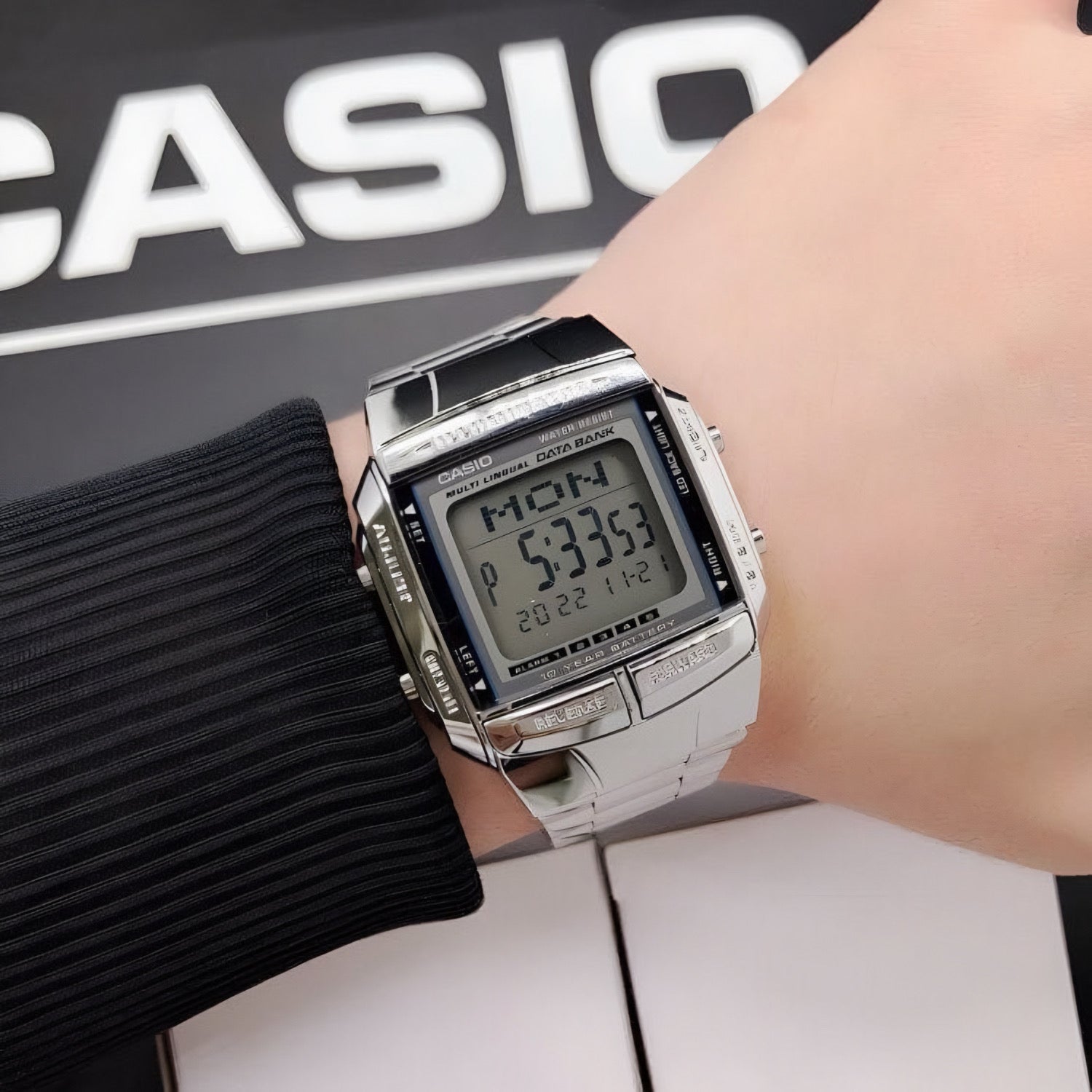 Reloj Casio Acero Digital Hombre DB-360-1AVDF