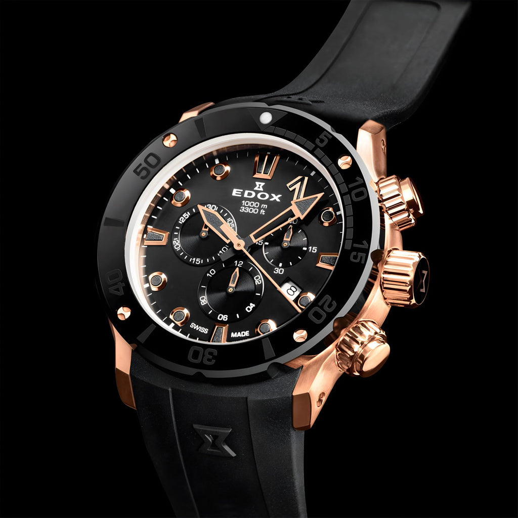 Reloj Edox Chronograph Negro Hombre  10242.TINRNIR