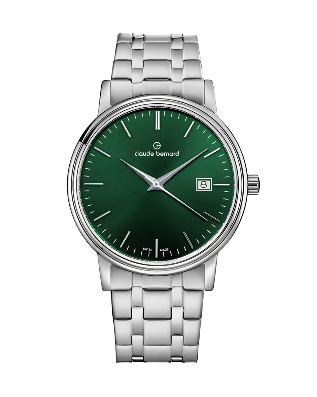 Reloj Claude Bernard Classic 42 Silver Green Hombre 53009.3MVIN