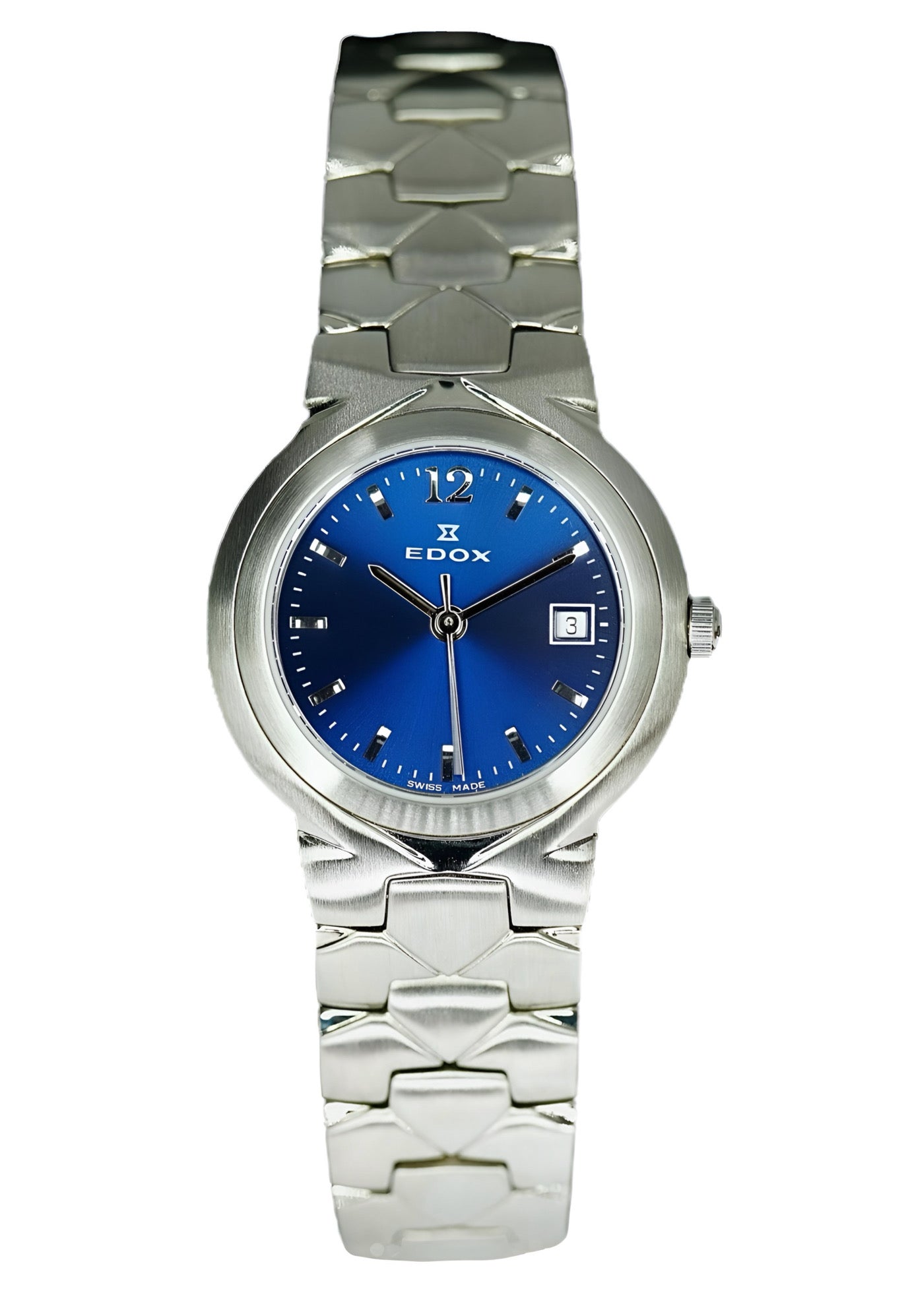 Reloj Edox Classic Esfera Azul Mujer