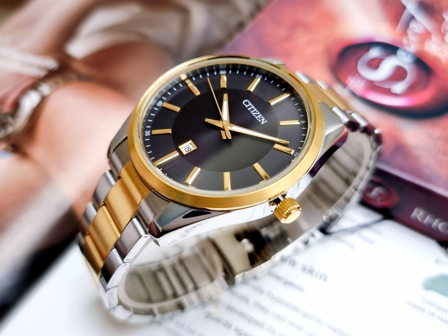 Reloj Citizen Análogo BI1034-52E Bicolor Hombre
