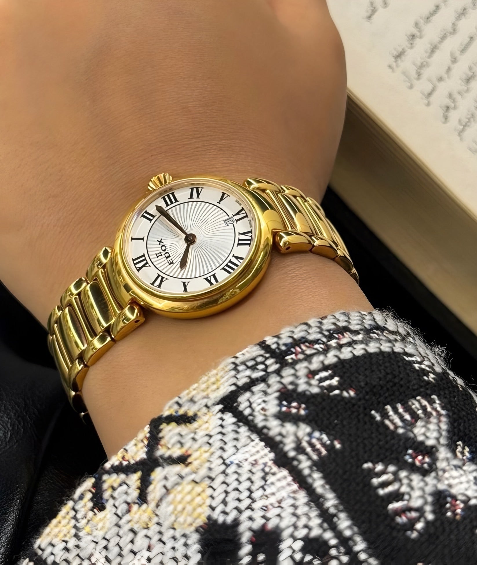 Reloj Edox La Passion Roman Numeral Mujer