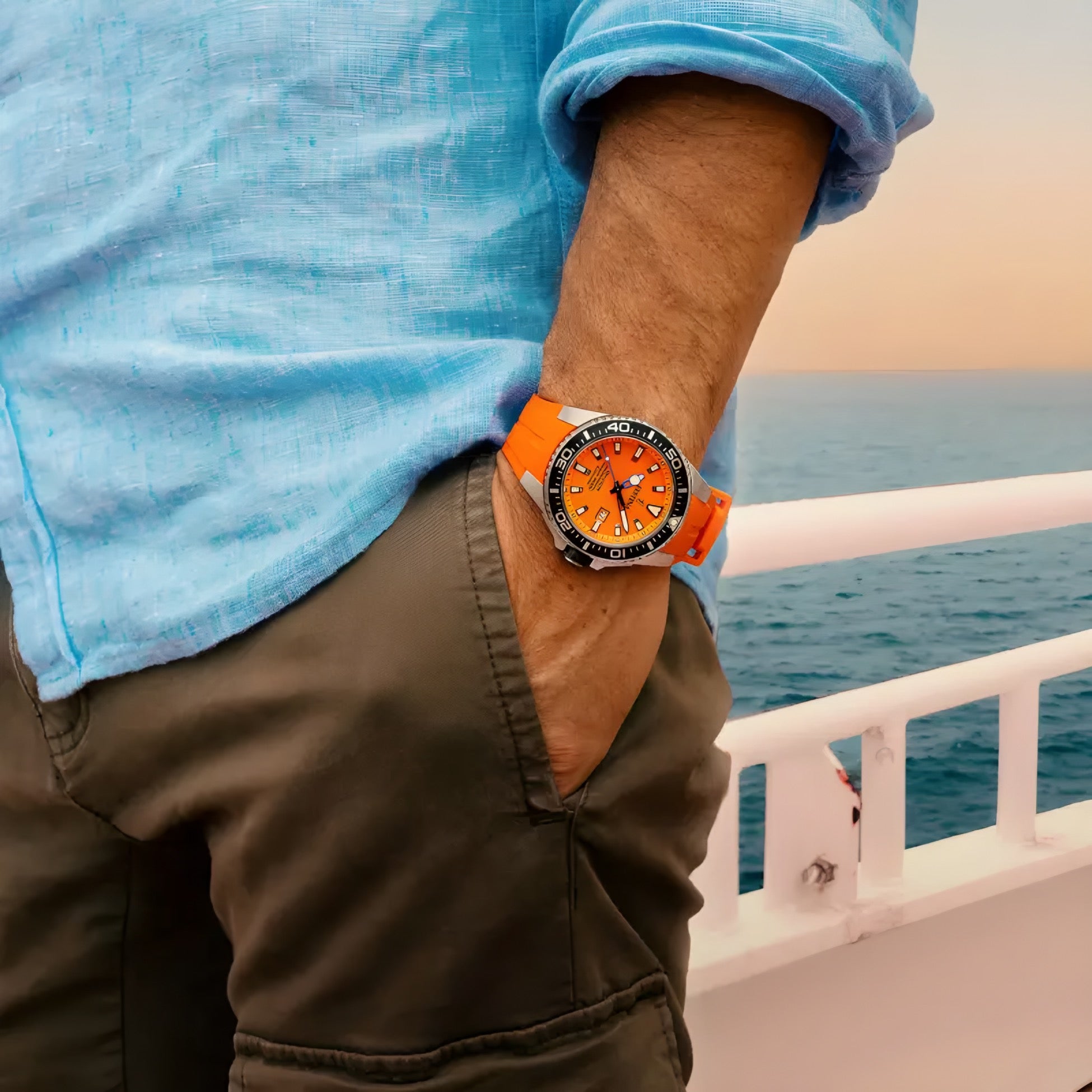 Reloj Festina F20664/4 Naranjo Hombre