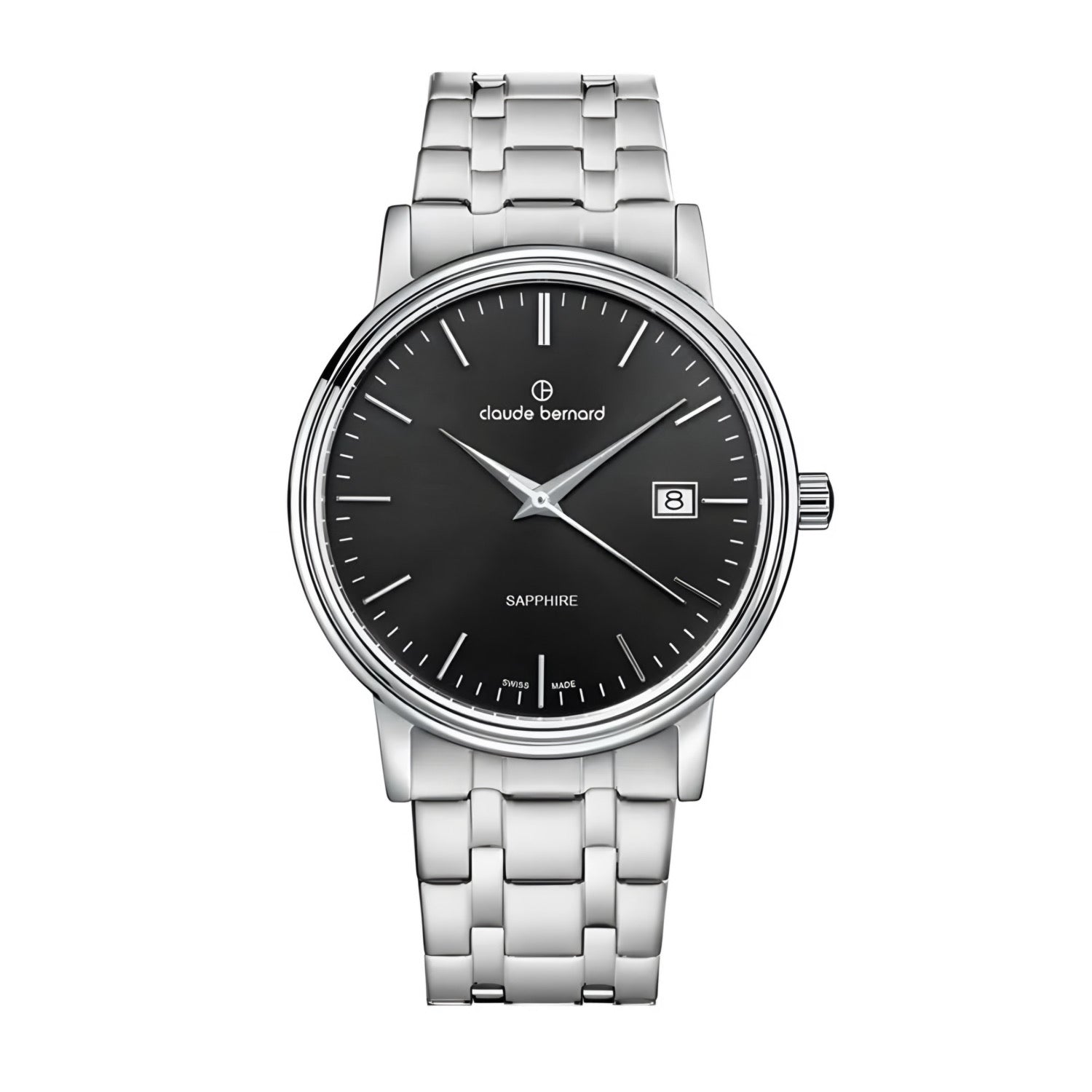 Reloj Claude Bernard Classic Esfera Negra Hombre