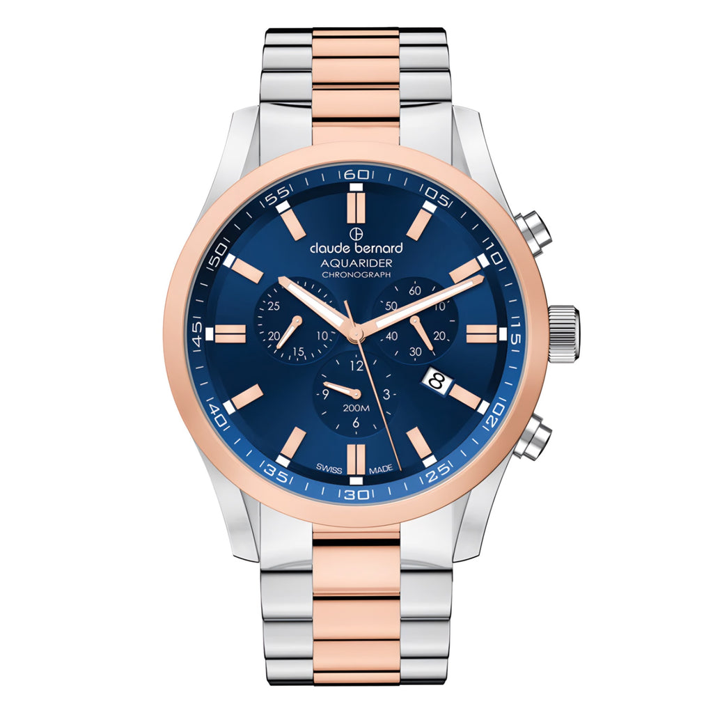 Reloj Claude Bernard Cronografo Acero Hombre