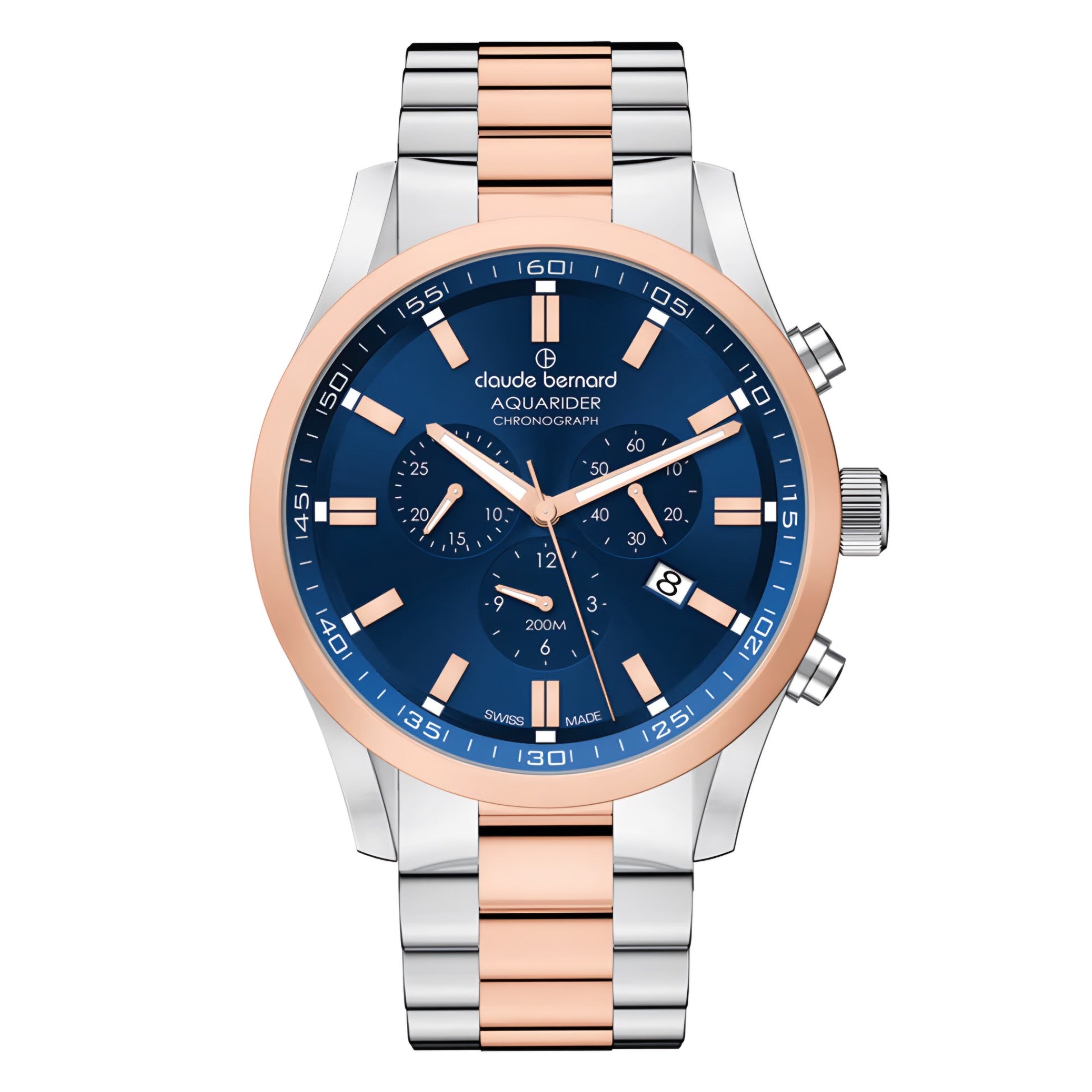 Reloj Claude Bernard Cronografo Acero Hombre