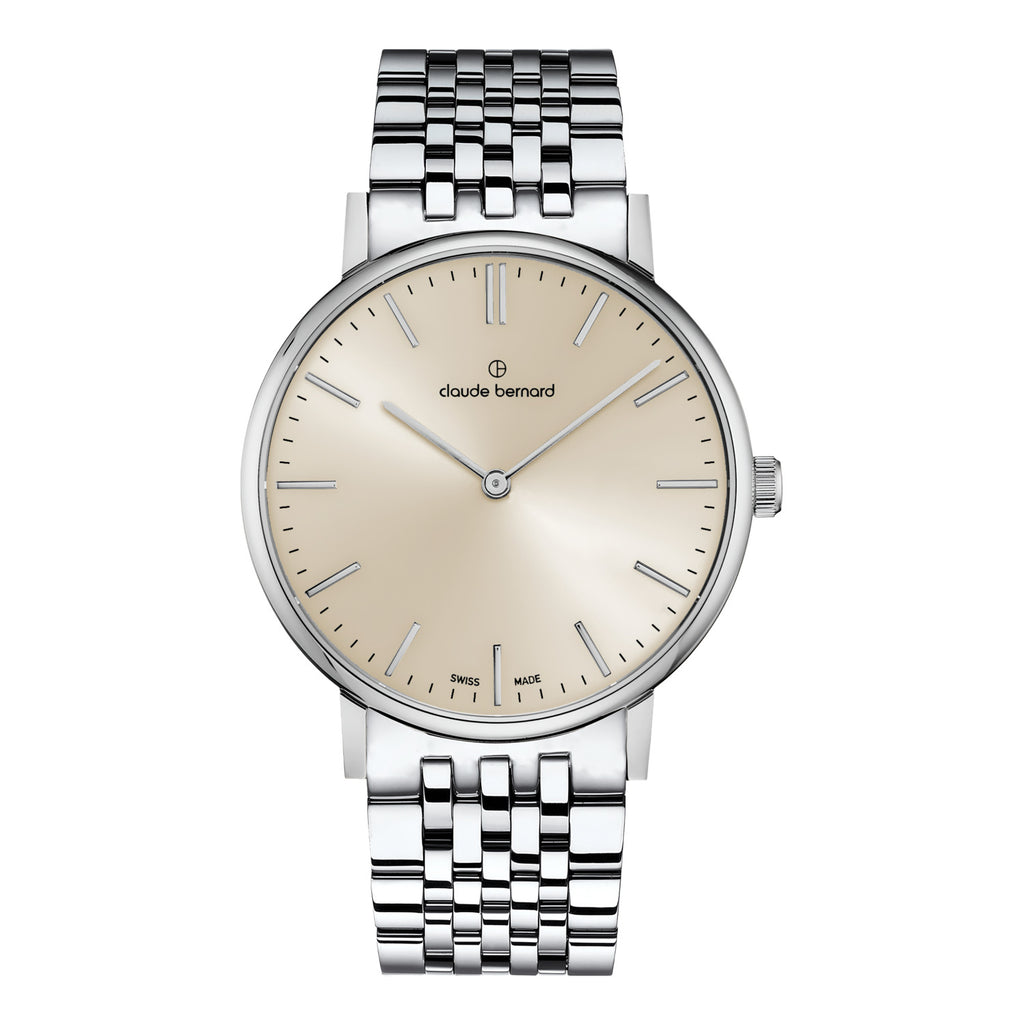 Reloj Claude Bernard Slim Line 39mm Silver Hombre 20234.3MBEIN