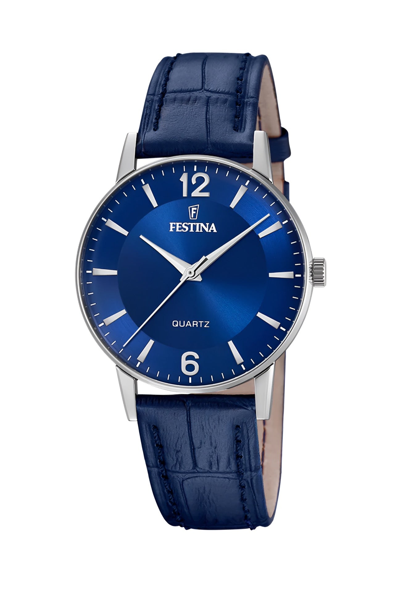 Reloj Festina F20690/3 Cuero Azul Clasico Hombre