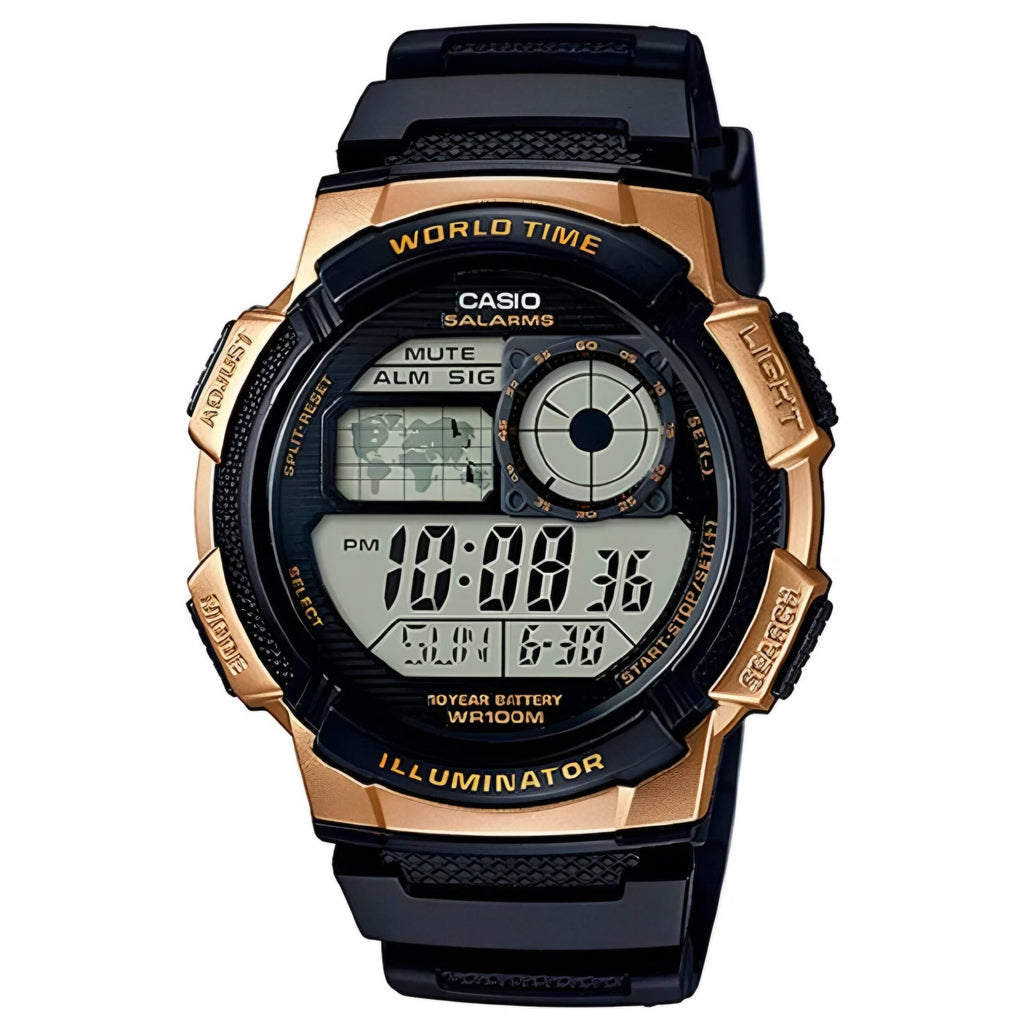 Reloj Casio World Time AE-1000W-1A3VDF Hombre