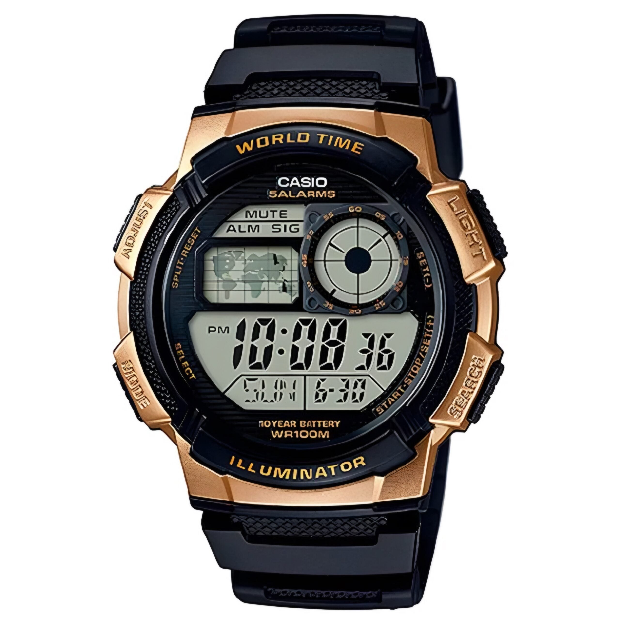 Reloj Casio World Time AE-1000W-1A3VDF Hombre