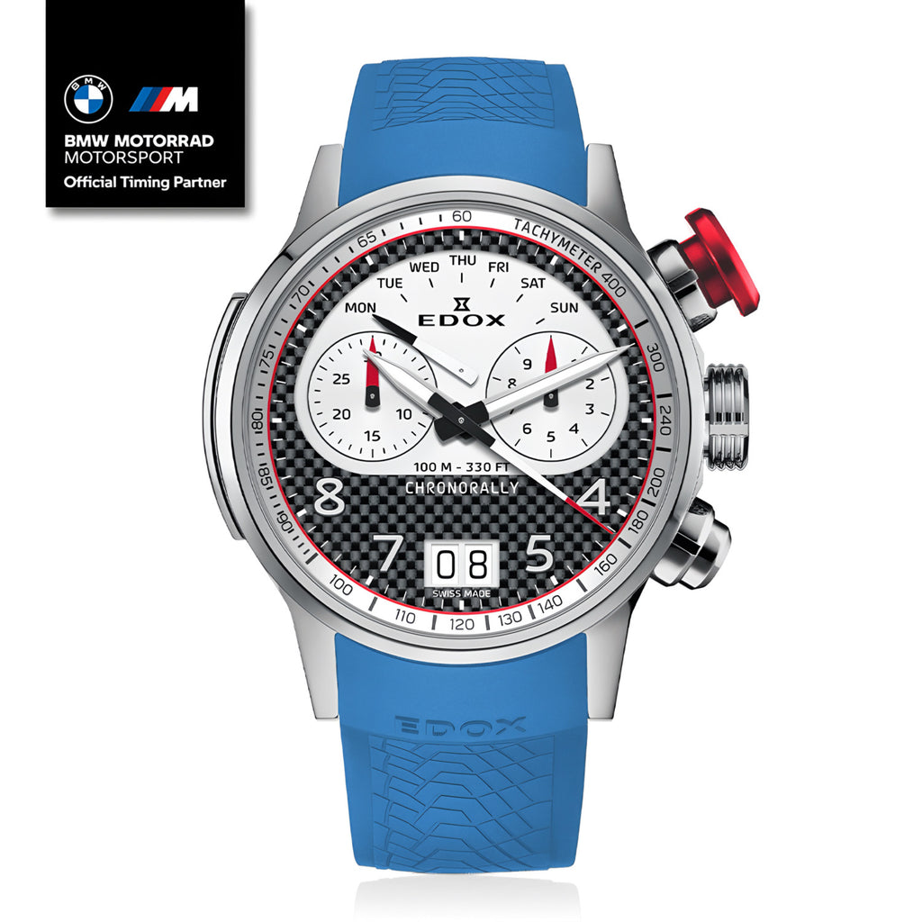 Reloj Edox Chronorally Chronograph 45 Limited Edition Hombre 38003.TINRCANBR