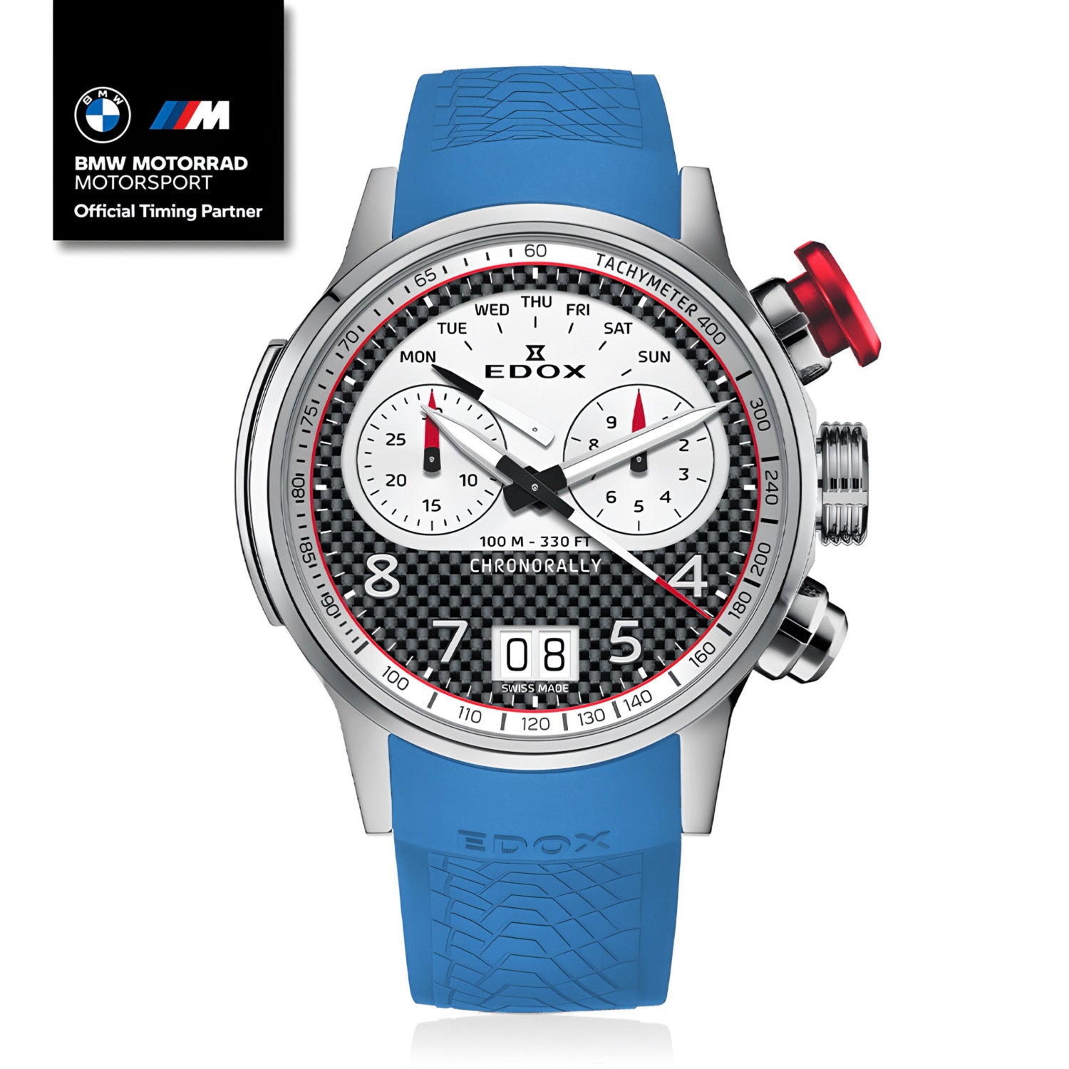Reloj Edox Chronorally Chronograph 45 Limited Edition Hombre 38003.TINRCANBR
