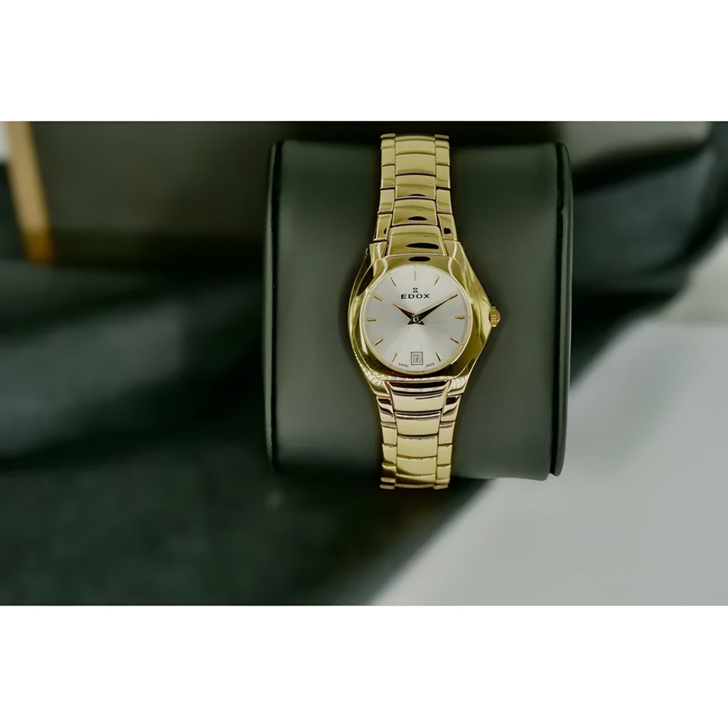 Reloj Edox Classic Mujer Dorado 28mm 37001.37JPAID2