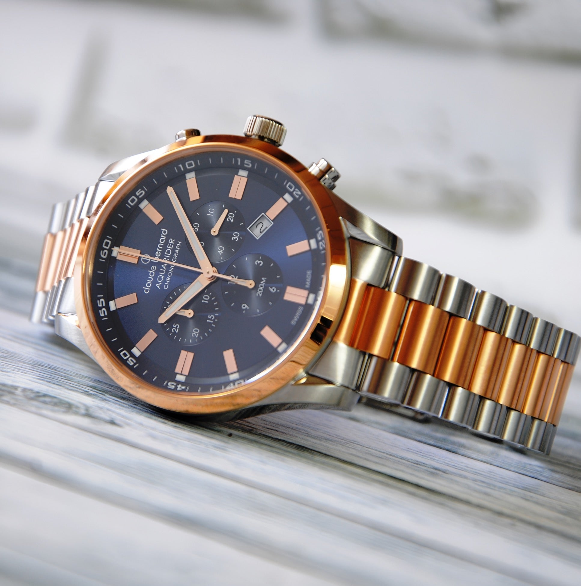 Reloj Claude Bernard Cronografo Acero Hombre 10222.357RMBUIR1