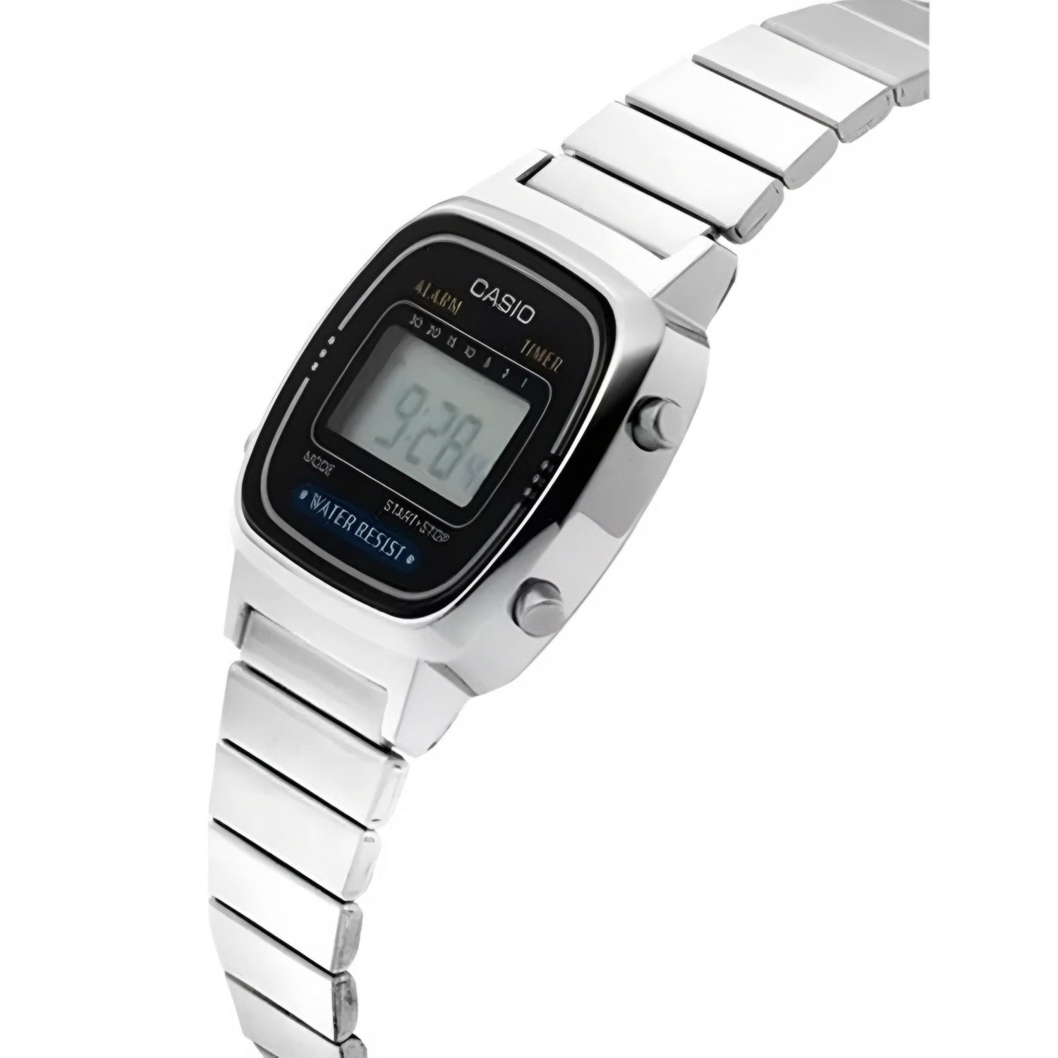 Reloj Casio LA-670WA-1DF Retro Plateado Mujer