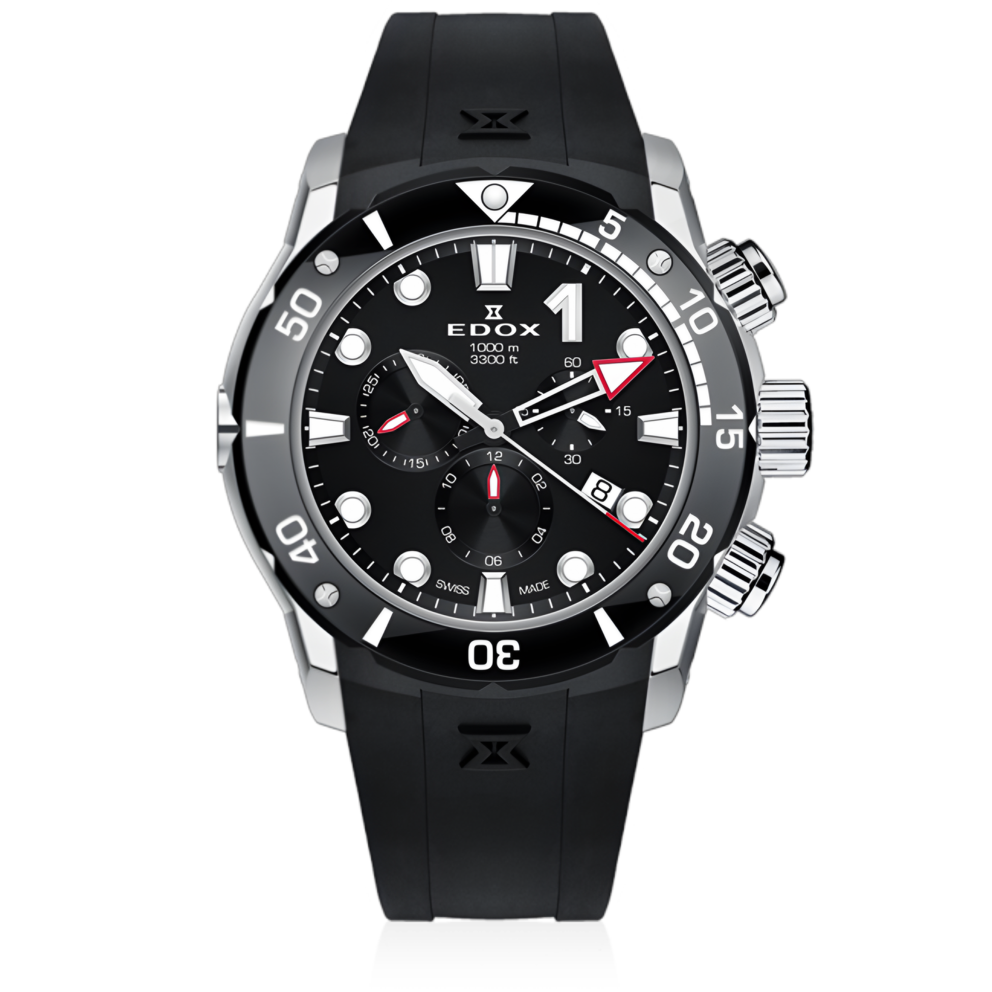 Reloj Edox Black Class One Chronograph Hombre