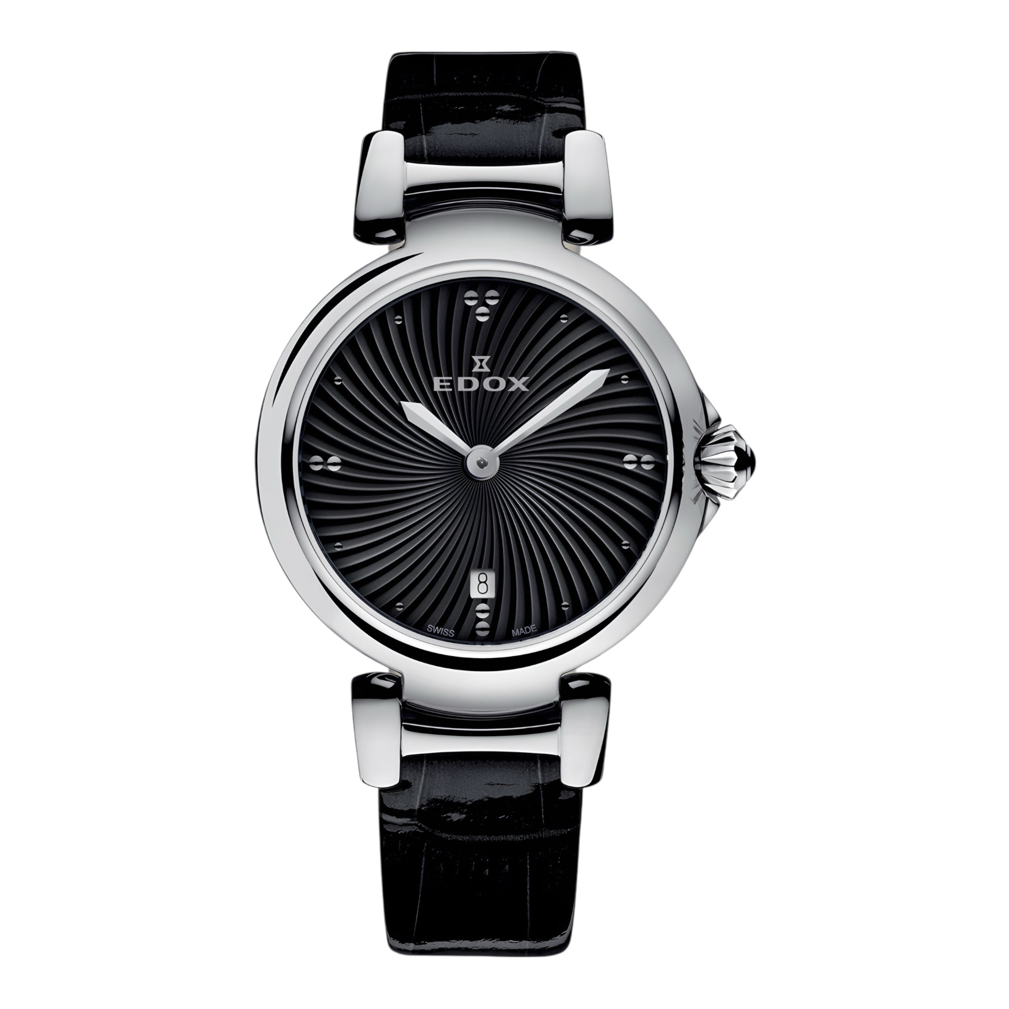 Reloj Edox La Passion Black Dial 29mm Mujer 57002.3CNIN