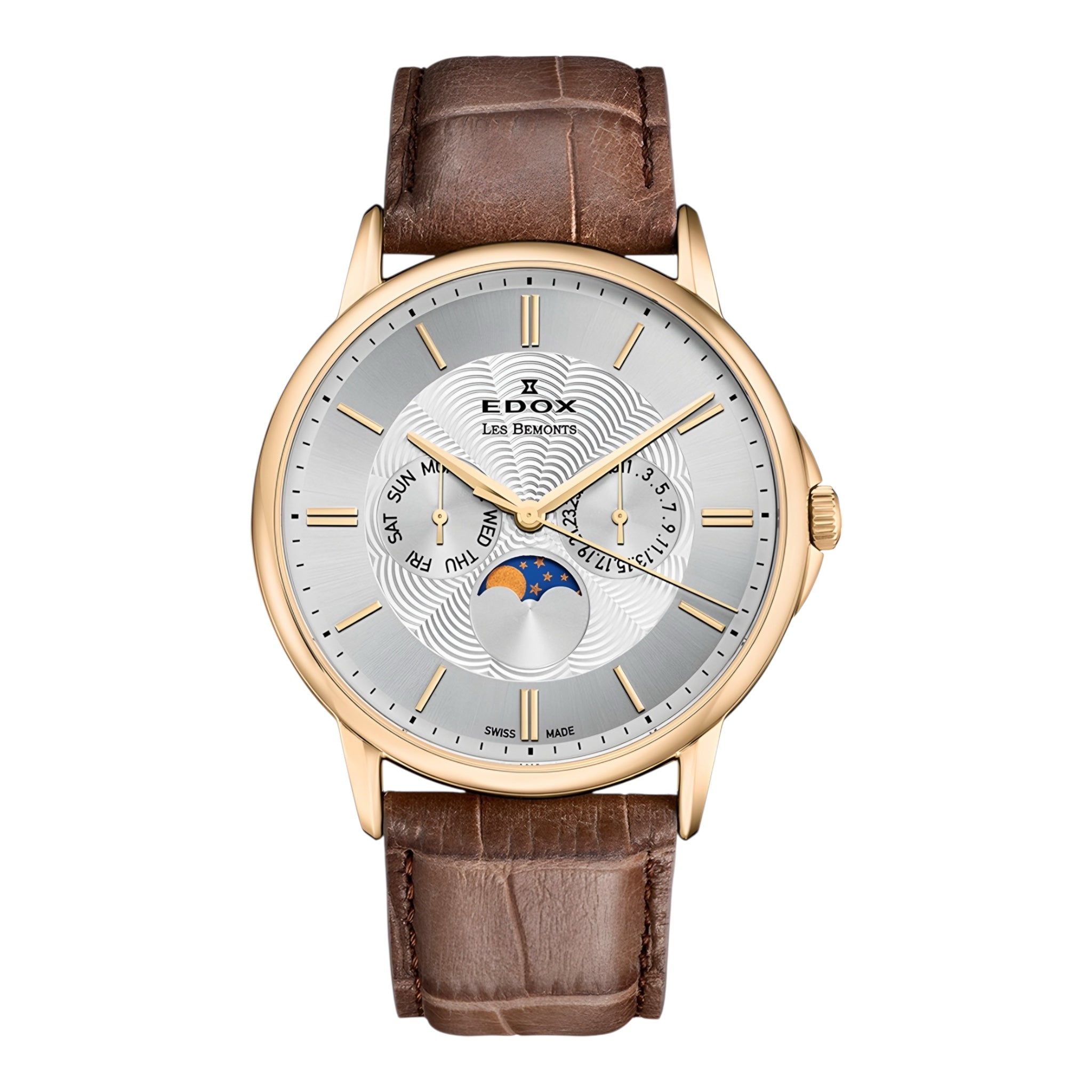 Reloj Edox Moon Phase Hombre