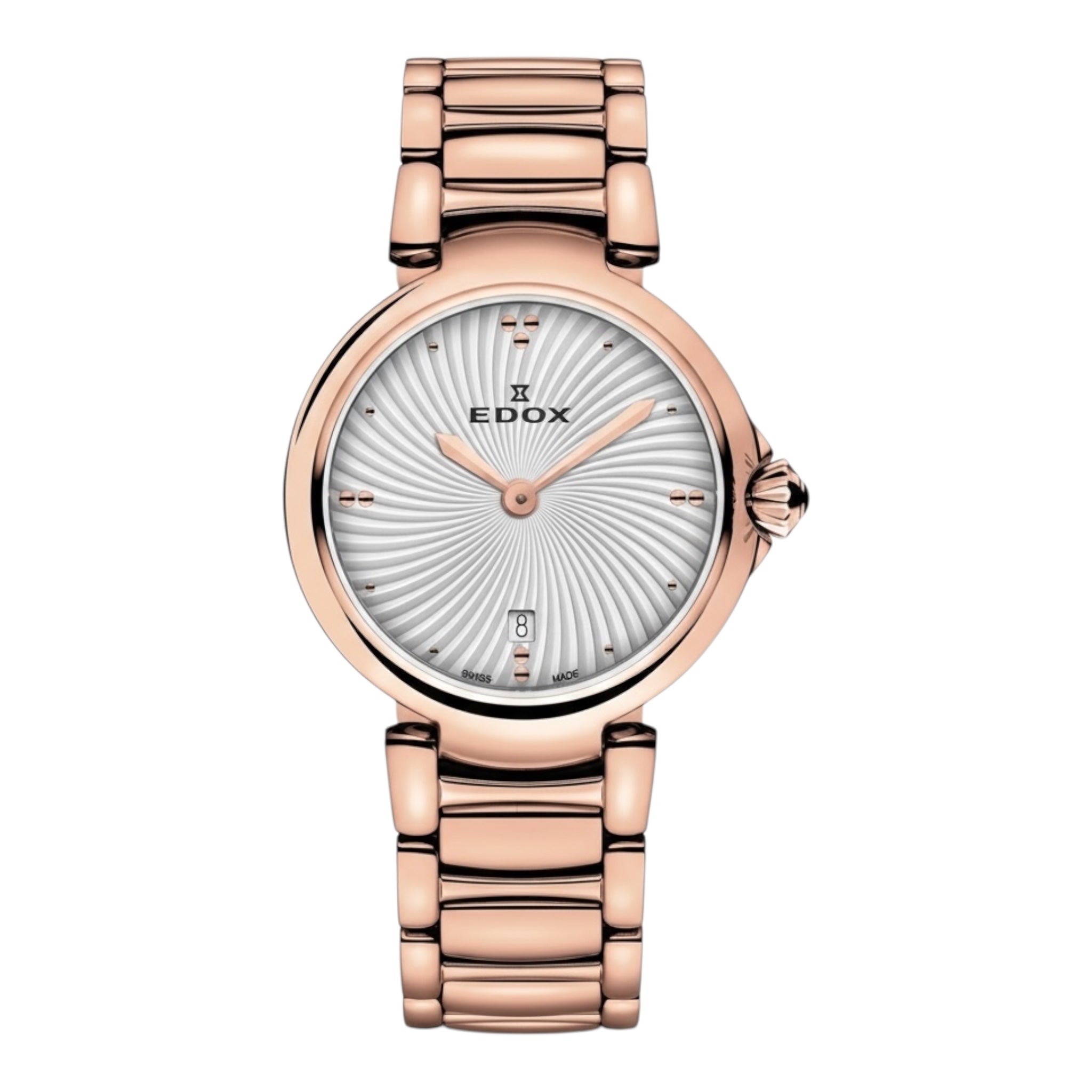 Reloj Edox La Passion Black Dial Mujer 57002.37RMNIR