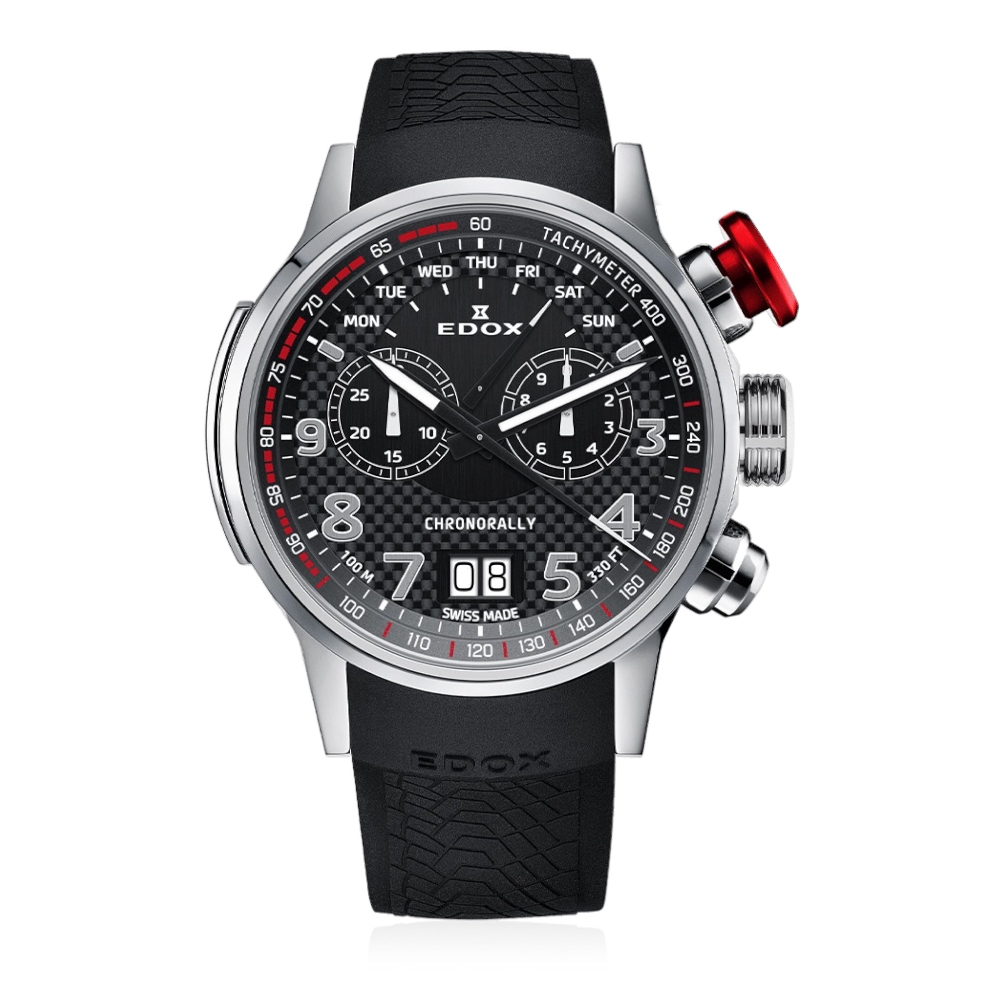 Reloj Edox Chronorally Chronograph Hombre